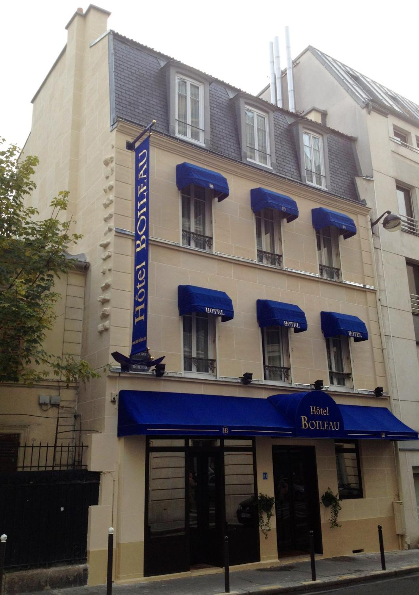 Hotel Boileau Paris Bagian luar foto